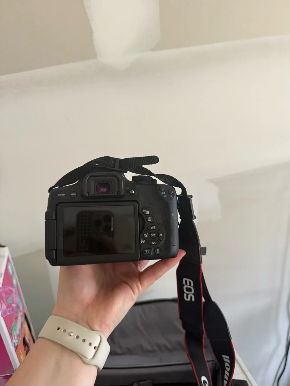 Canon EOS Rebel T6i DSLR Camera in Black